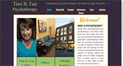Desktop Screenshot of fairtherapy.com